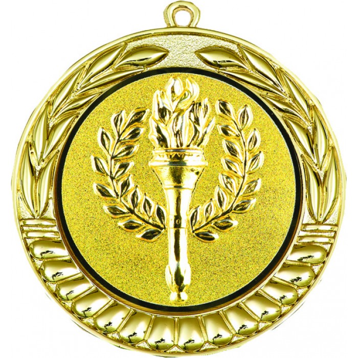 VICTORY MEDAL - CHOOSE YOUR OWN CENTRE - 70MM X 2MM  - GOLD